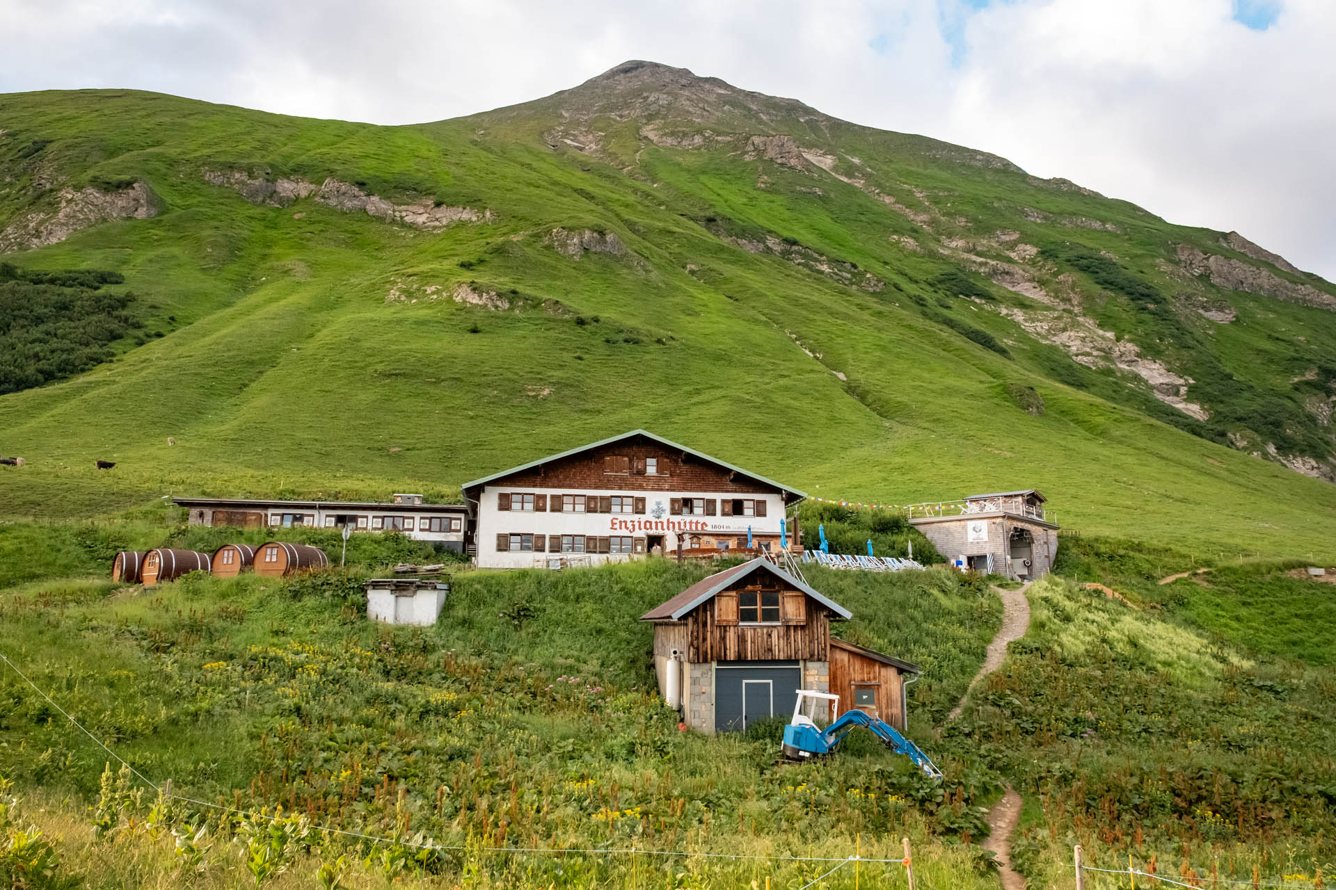 Die Enzianhütte im Allgäu - Auf dem Weg zur Rappenseehütte und Hohes Licht