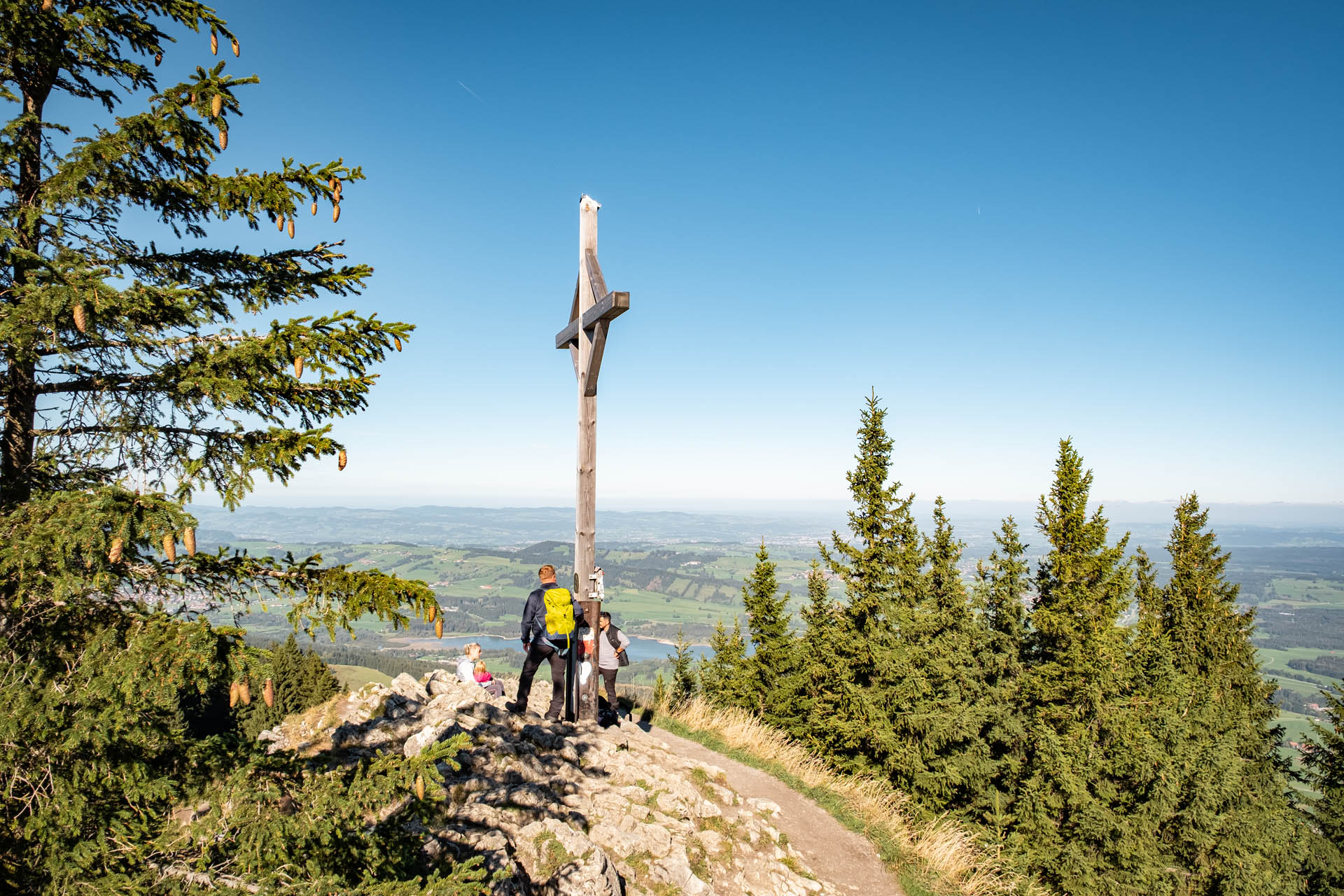 Gipfelkreuz Alpspitz Nesselwang - Rundwanderung von Pfronten