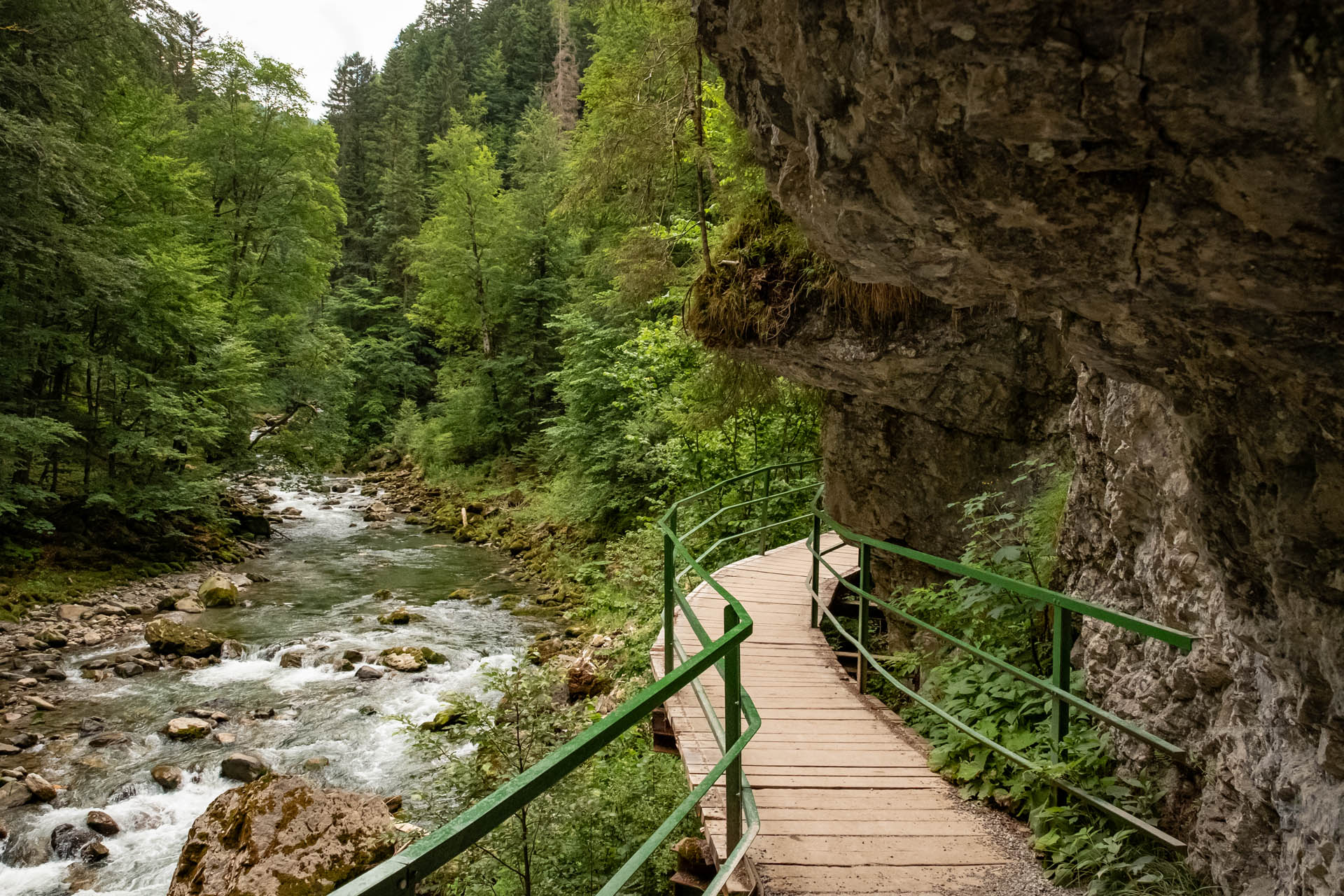 Wunderschöne Wegführung zur Breitachklamm