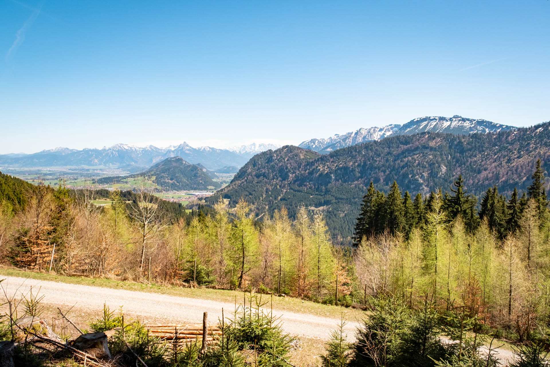 Aussicht ins Ostallgäu
