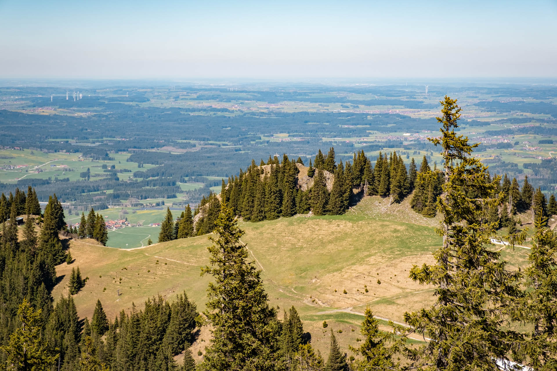 Ausblick vom Edelsberg zur Alpspitz