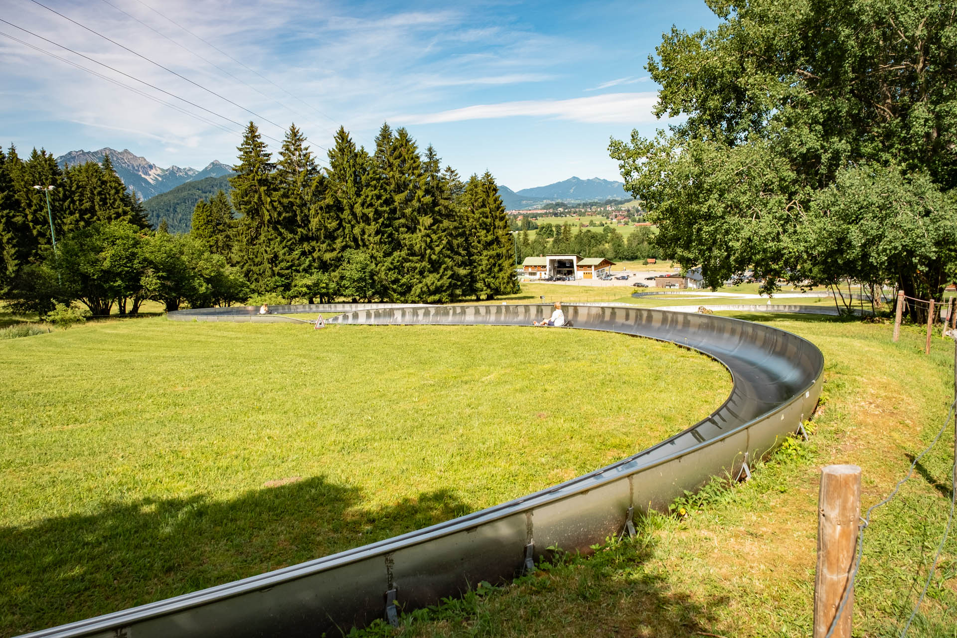 Sommerrodelbahn an der Tegelbergbahn in Schwangau