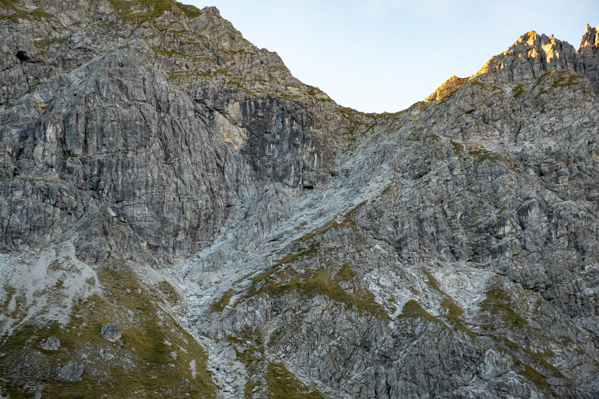 Blick zur Kemptner Scharte