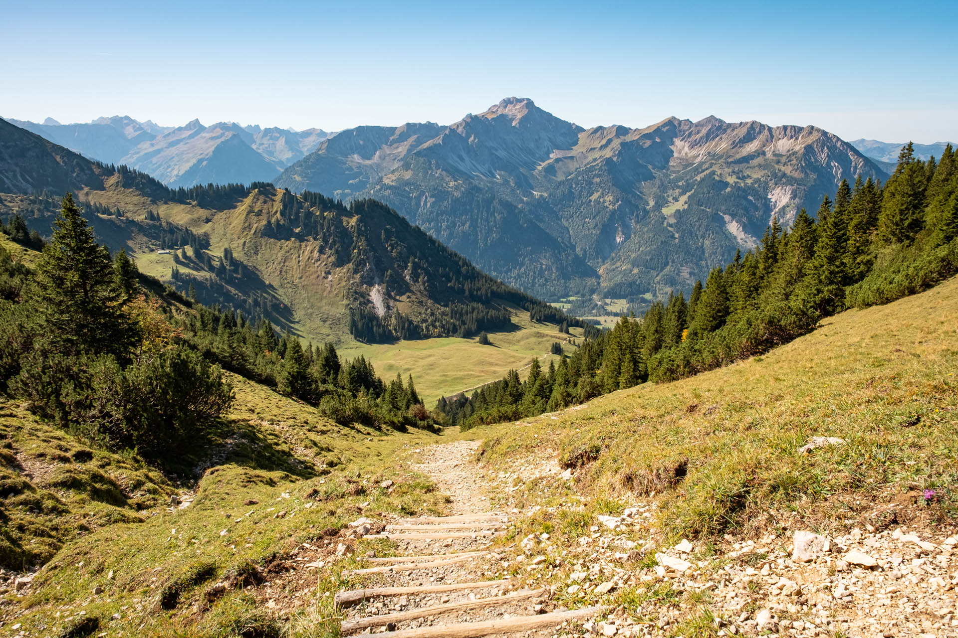 Abstieg zur Willersalpe