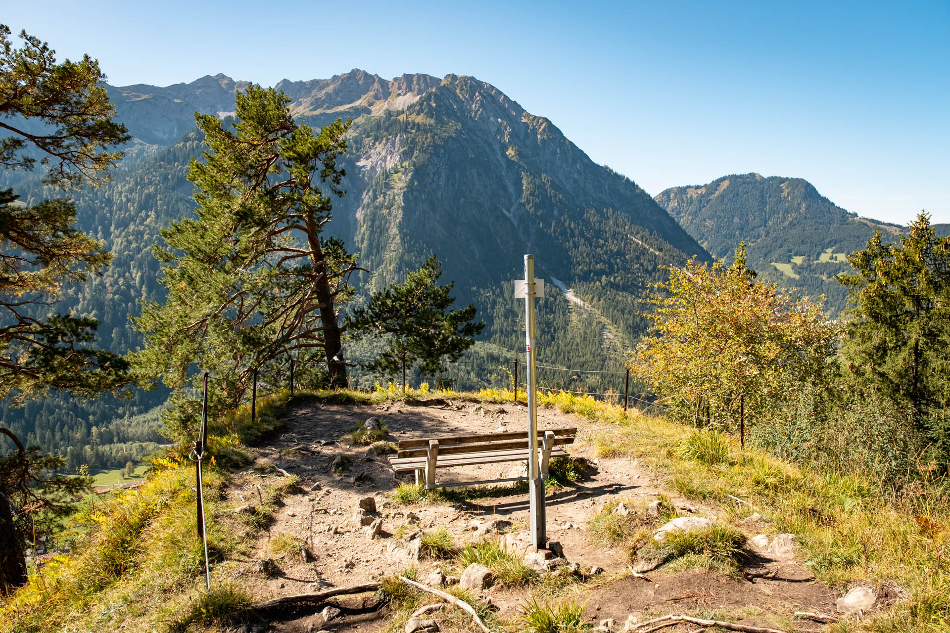 Aussichtspunkt Köpfle oberhalb von Hinterstein