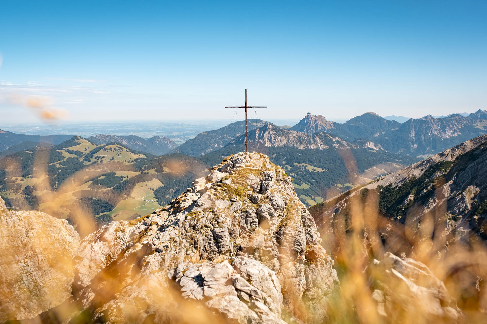 Gipfelkreuz am Ponten